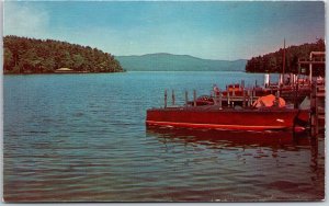 Lake George From Durhams Bay New York NY Boating Fishing Area Postcard