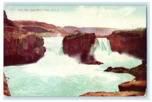 Twin Falls Snake River Idaho OSL Ogden Utah Vintage Antique Postcard 