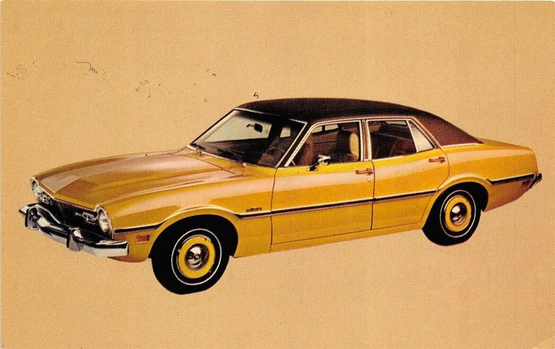 1973 Ford Maverick 4-Door Sedan Unused Advertising Postcard