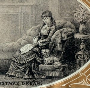 1880s Lissauer & Sondheim Christmas Tree Jewelry Opera Glasses Lady's Dream P154