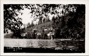 Cultus Lake BC c1944 Wilson Real Photo Postcard G53
