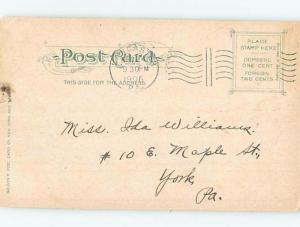 Pre-1907 HIGH SCHOOL Lancaster Pennsylvania PA A1892