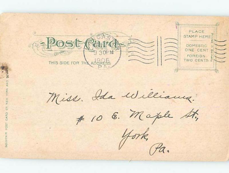 Pre-1907 HIGH SCHOOL Lancaster Pennsylvania PA A1892