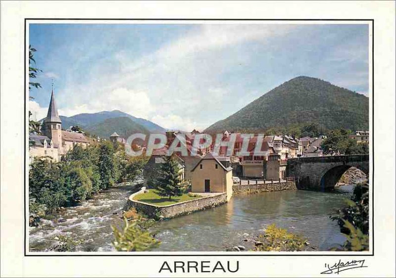 Postcard Modern alt 700m Arreau Hautes Pyrenees La Neste