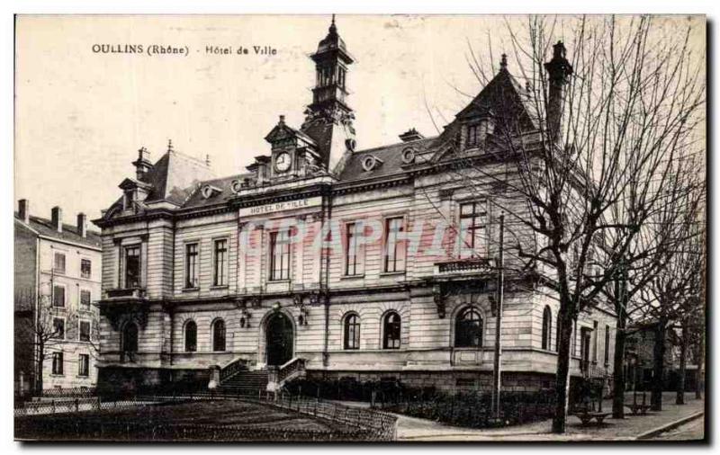 Old Postcard Oullins City Hotel