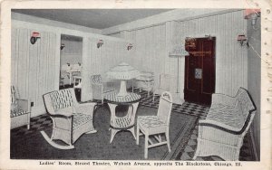 J83/ Chicago Illinois Postcard c1910 Interior Ladies Room Strand Theatre 359