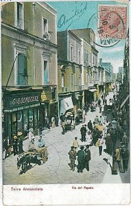 CARTOLINA d'Epoca - NAPOLI : TORRE ANNUNZIATA 1919