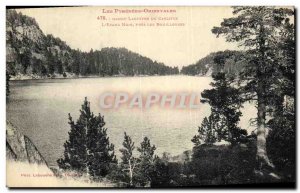 Old Postcard Massif lacustrine Carlitte The black pond near Bouillouses