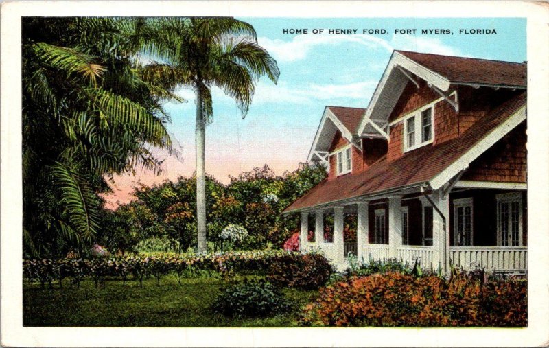 Florida Fort Myers Home Of Henry Ford