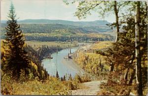 East Pine Bridge East Pine BC British Columbia Unused Vintage Postcard D39