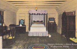 Florida St Augustine Oldest House Upstairs Bedroom