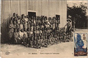 PC TCHIMPEZE ECOLE INDIGENE GABON ETHNIC TYPE (a27918)