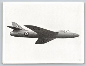 Military Air Craft~Hawker P.1067 1 Avon Fighter B&W~Vintage Postcard