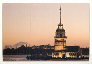 Postcard Europe Turkey Istanbul Kiz Kulesi the Leander's tower