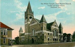 OR, Portland, Oregon, White Temple, First Baptist Church, Louis Scheiner R-39429