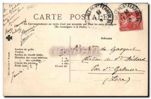 Postcard Old Train Locomotive 4 wheels mated