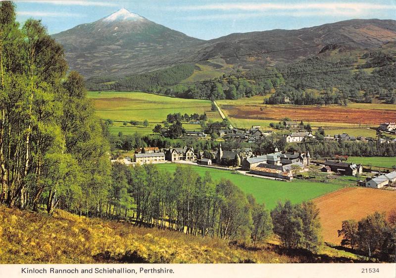 uk34804 kinloch rannoch and schiehallion perthshire scotland  uk