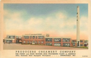 Postcard Missouri Springfield Producers Creamery Company occupational 23-13186