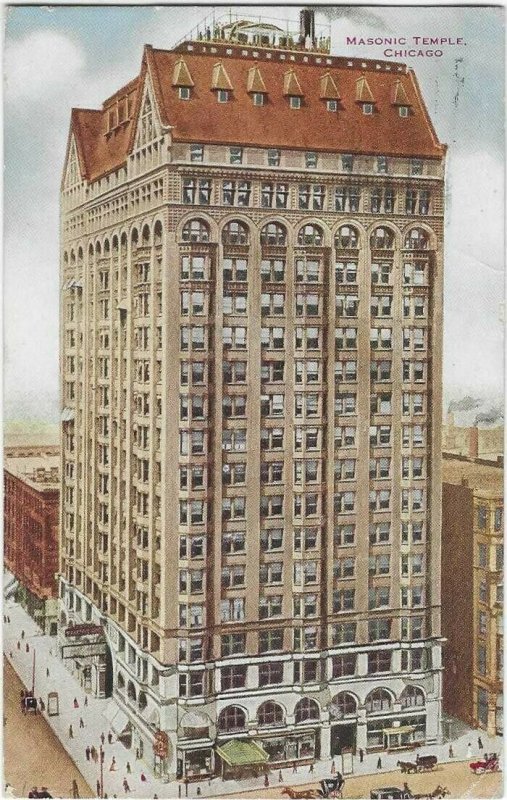 1912 The Masonic Temple, Chicago, ILL,