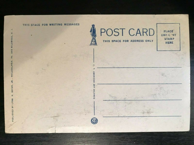 Vintage Postcard>19151930>Riverside Garden Apartments>red Bank>New