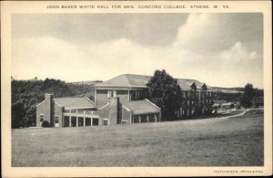 Athens West Virginia WV College 1930s-50s Postcard