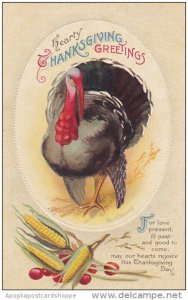 Clapsaddle Thanksgiving Greetings Turkey 1914