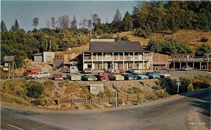 1950's Automobiles Coloma Village COLOMA, CALIFORNIA postcard 2478