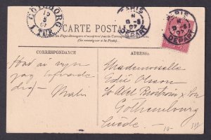 FRANCE, Postcard RPPC, The Bourse de commerce, Commodities Exchange