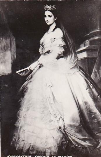 Mexico Emperatriz Carlota Amalia Real Photo