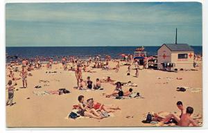 Beach Scene Norfolk Virginia postcard