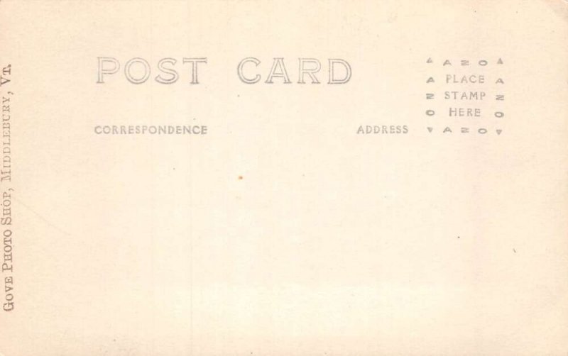 Starkboro Vermont Street Scene Furgesons Store Real Photo Postcard AA73182
