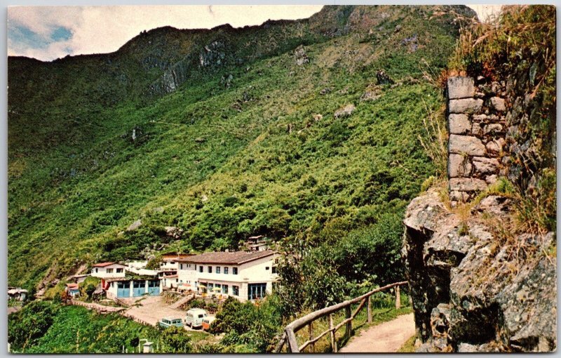 Modern Accommodations Summit Machupicchu Cuzco Peru Mountain Trails Postcard