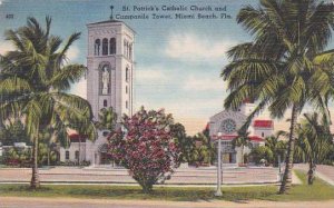 Florida Miami Beach Saint Patricks Catholic Church And Campanile Tower