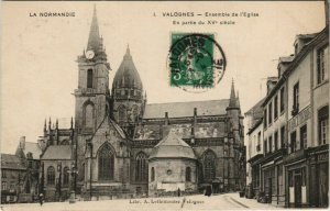 CPA VALOGNES - Ensemble de l'Église (138069)