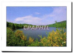 Postcard Modern Colors and Light of France Treignac Correze Lake Barriousses