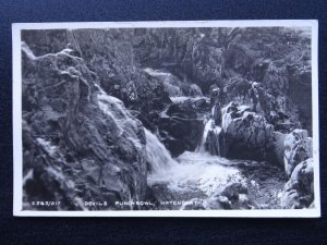 Cumbria Watendlath DEVILS PUNCHBOWL - Old RP Postcard by Sankeys Barrow