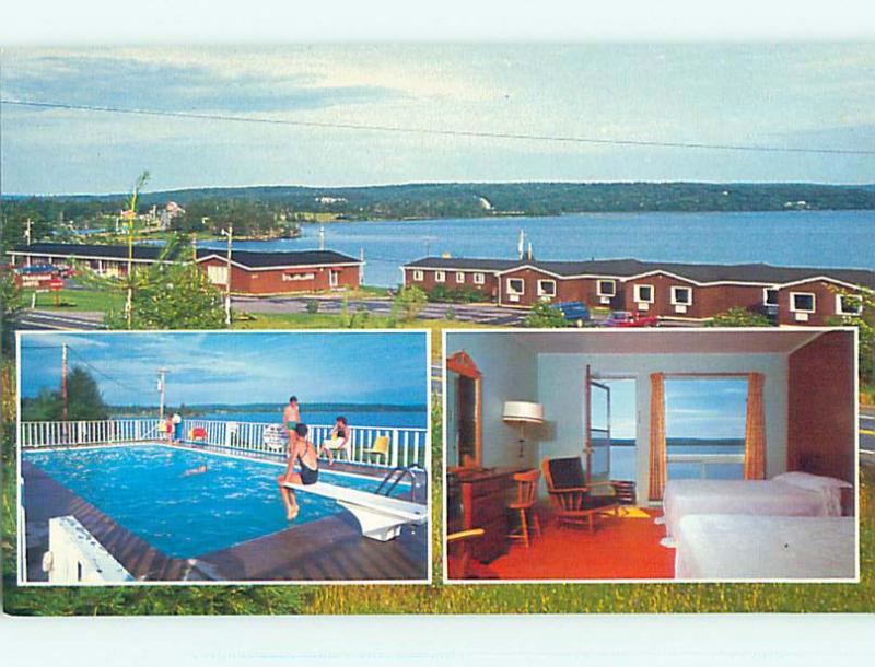 Unused 1980's TRAILSMEN MOTEL Baddeck Nova Scotia NS o0399