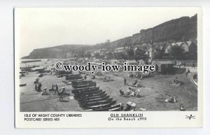 pp2023 - Beach Huts & Row Boats along Shanklin Beach, c1910 - Pamlin postcard