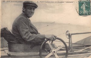 Aircraft Aviation 1910 M Hubert Latham Monoplane Antoinette postcard B947
