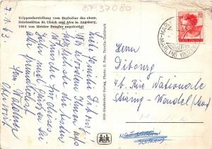 BF37080 augsburg germany krippendarstellung vom hochaltar des ehem