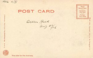 Postcard 1906 New Jersey Asbury Breakers Rotograph #D6418 23-401