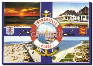 Modern Postcard Franceville Plage