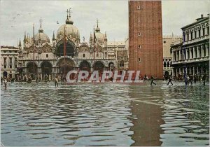 Modern Postcard Venezia Place St Mark Maree Haute