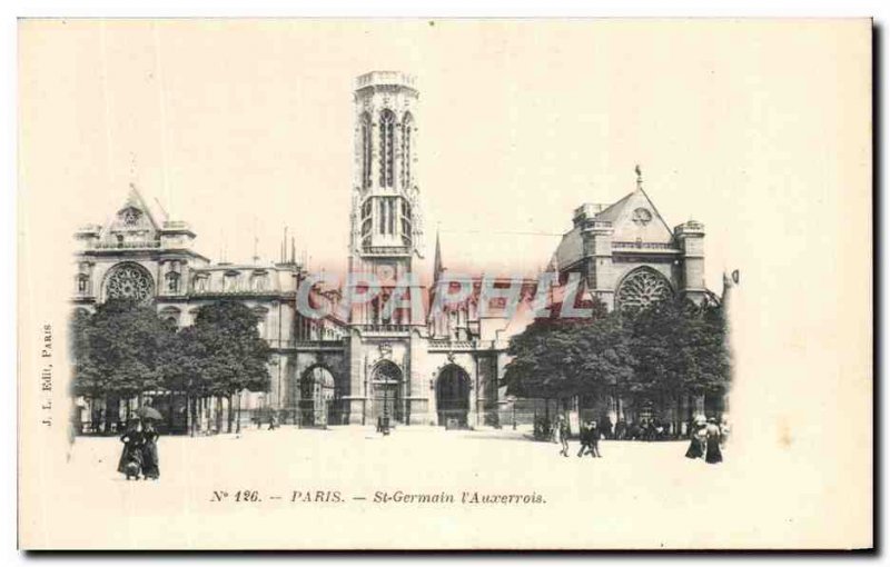 Old Postcard Paris Saint Germain L & # 39Auxerrois