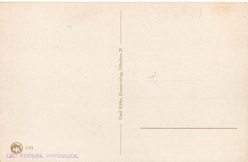 Cat Postcard White & Gray Tabby With Red Bow W. Schwar Peter 1124