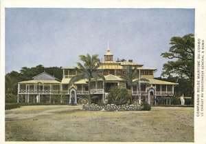 belgian congo, BOMA, The Governor General's Chalet (1920s) Postcard