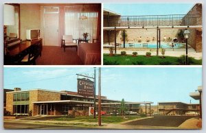 Sheraton Carleton House Motor Lodge Rocky Mountain North Carolina NC Postcard