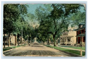 1920 Jackson Street, Janesville Wisconsin WI Antique Posted Postcard 