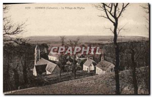 Old Postcard Commes The Village The Church