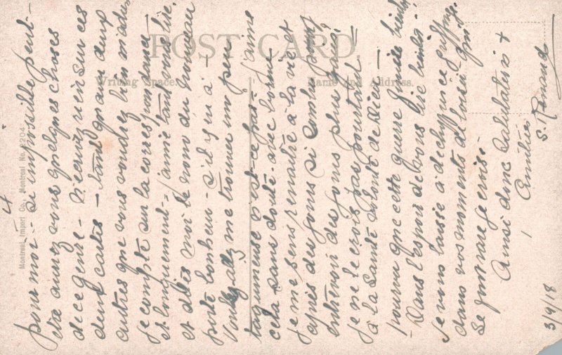 Vintage Postcard 1910's Ecole Polytechnical School Buildings Quebec Canada CAN 